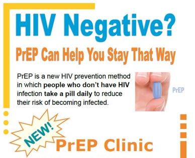 HIV Negative - Prep can help you stay that way - Prep clinic